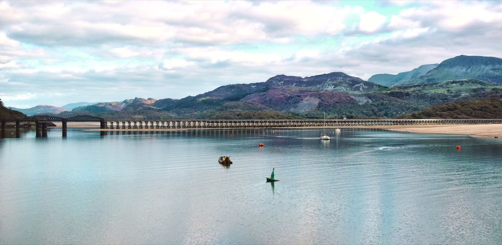 Barmouth bridge, Wales