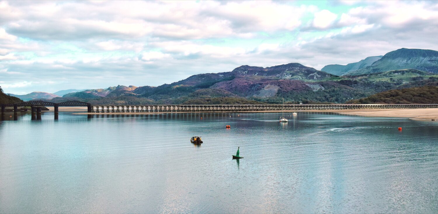 Barmouth bridge, Wales
