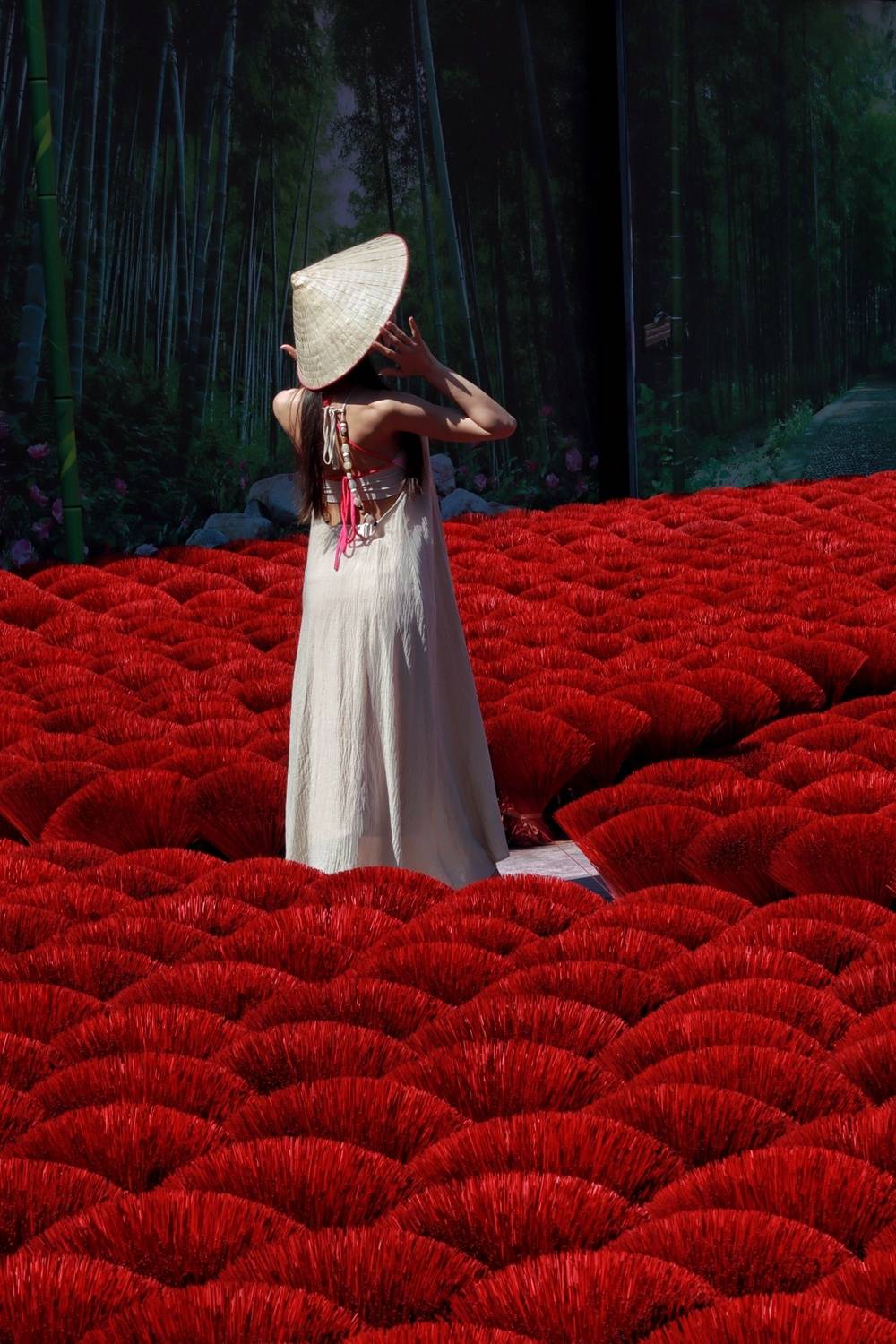 Lady in Red.. Field Lady in Red.. Field