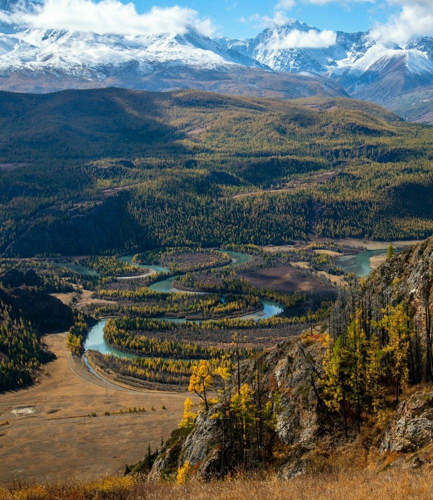 Чуйские меандры.Алтай.