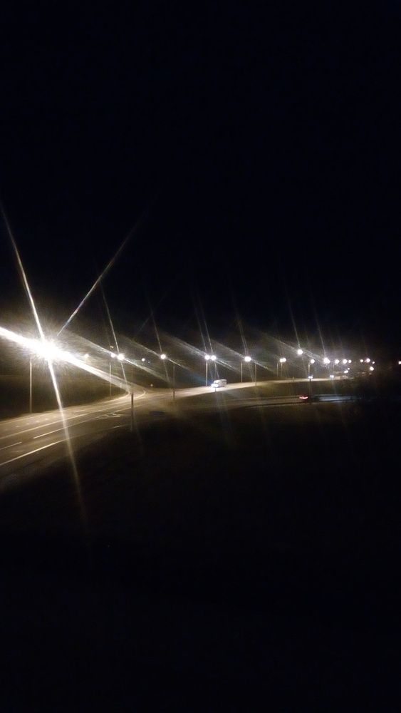 Ночная трасса.