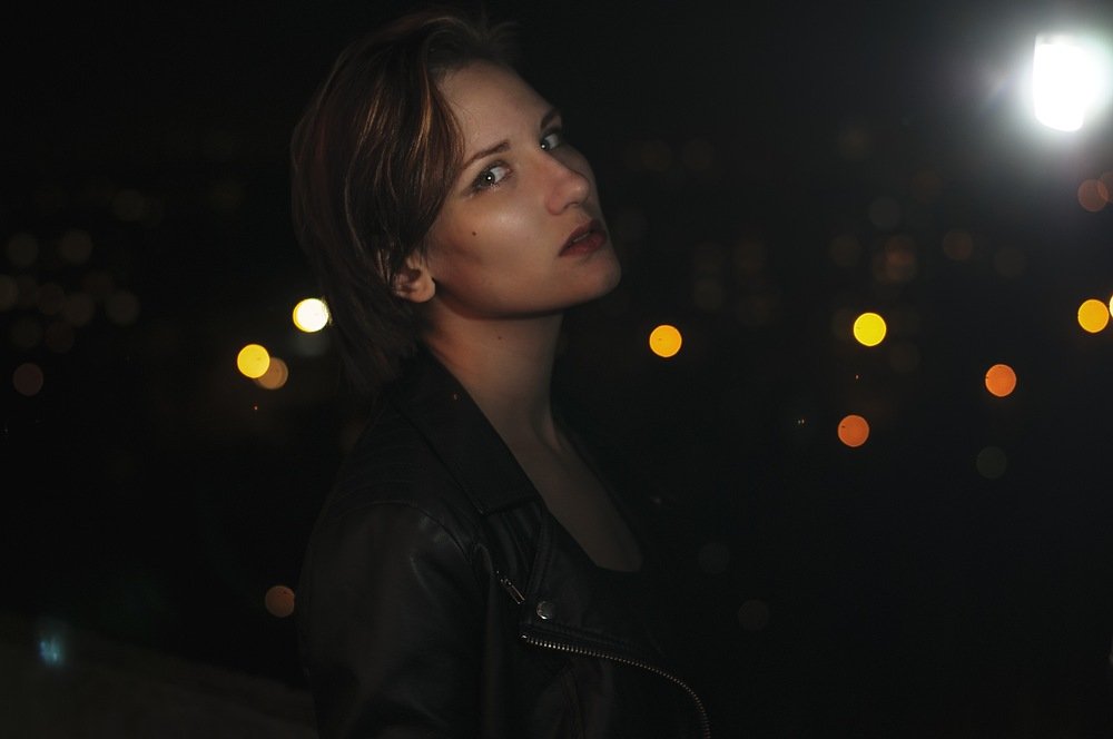 In the shadows