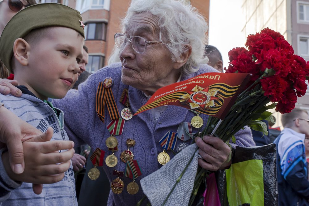 День победы или ветеран и ребёнок