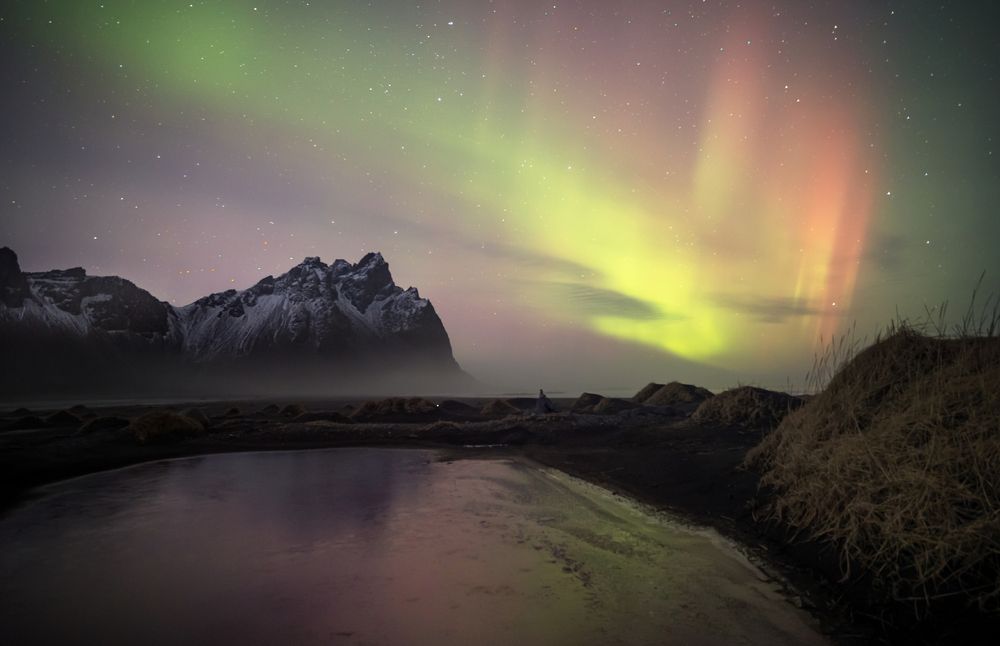 The Aurora Borealis Zenith at Stokksnes