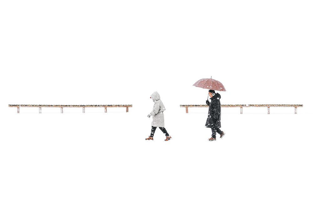 Walking in Snow
