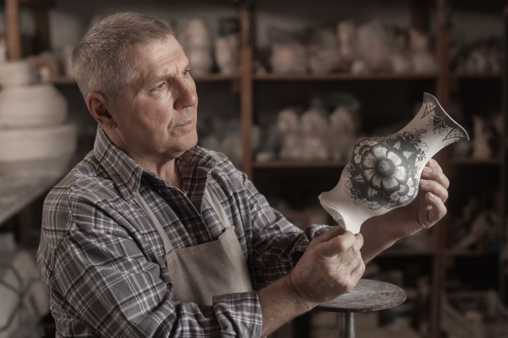 Гжельский художник