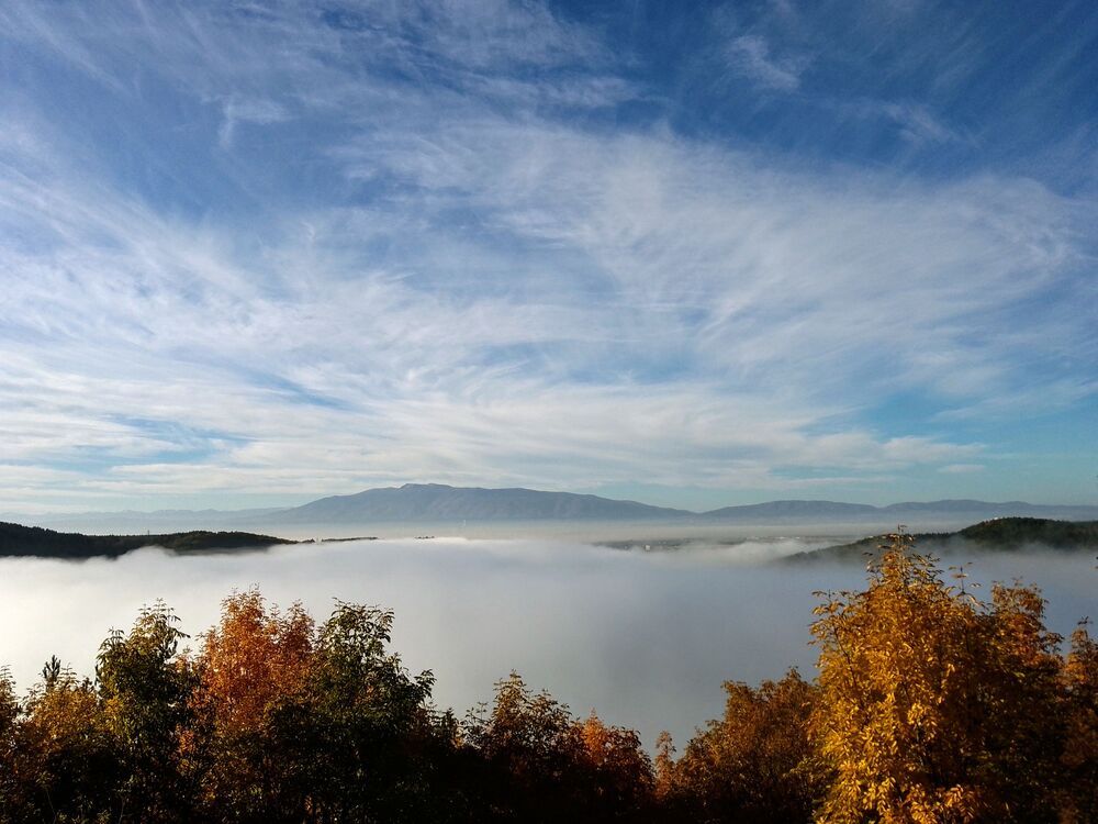 A bright day is unfolding