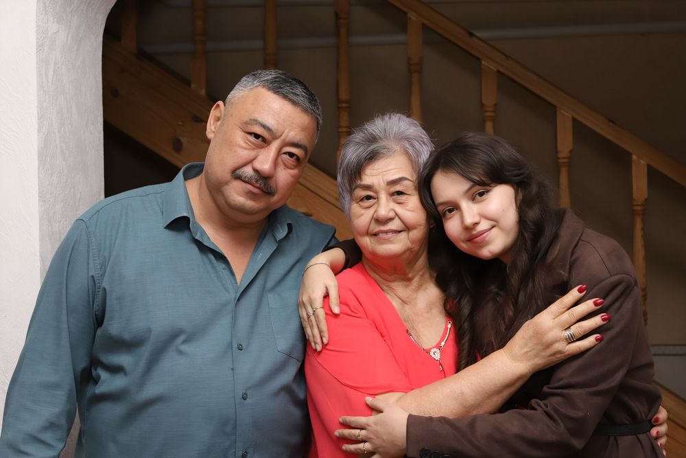 В гостях у бабушке.