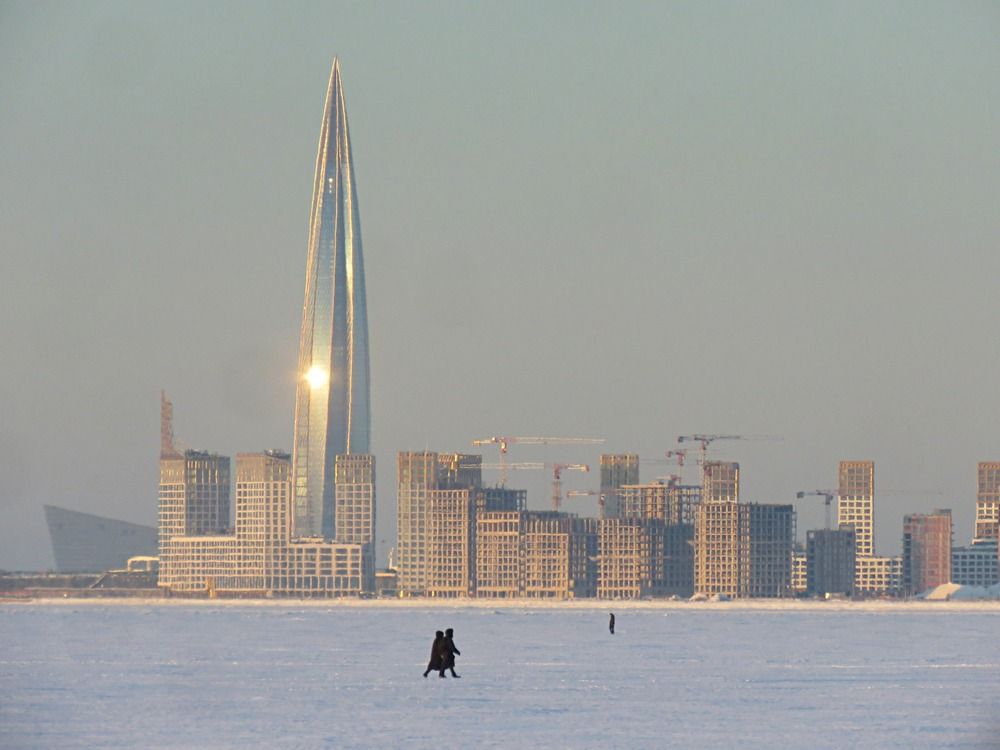 Закат.