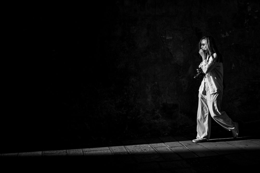 Passing through light