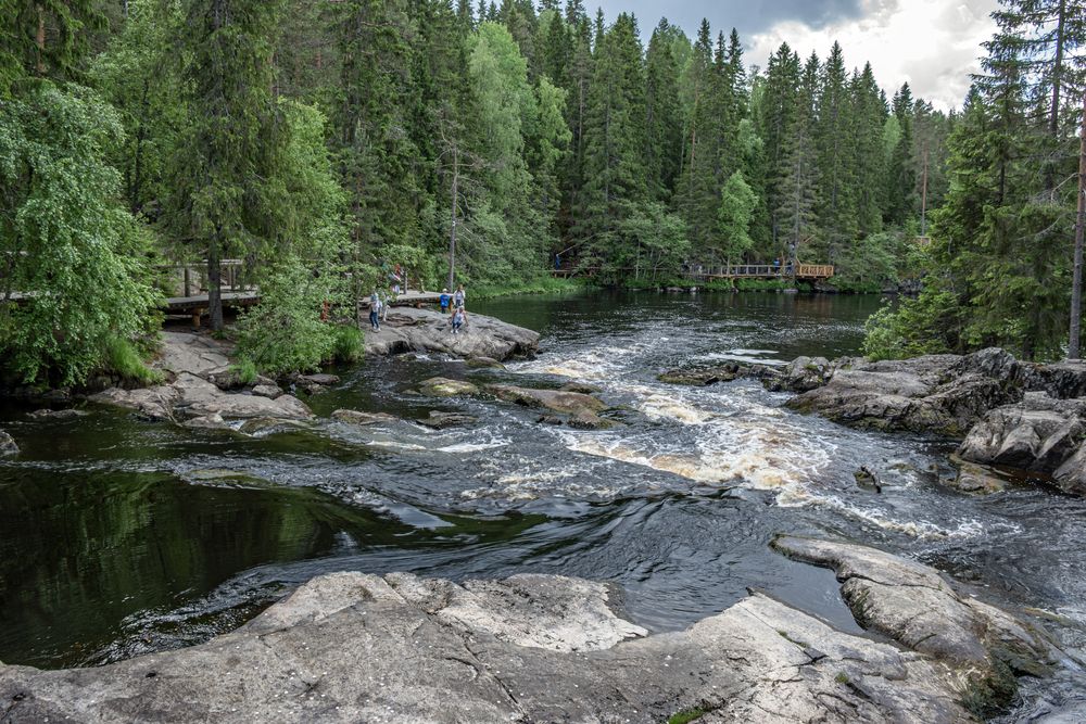 Река Тохмайоки в Карелии