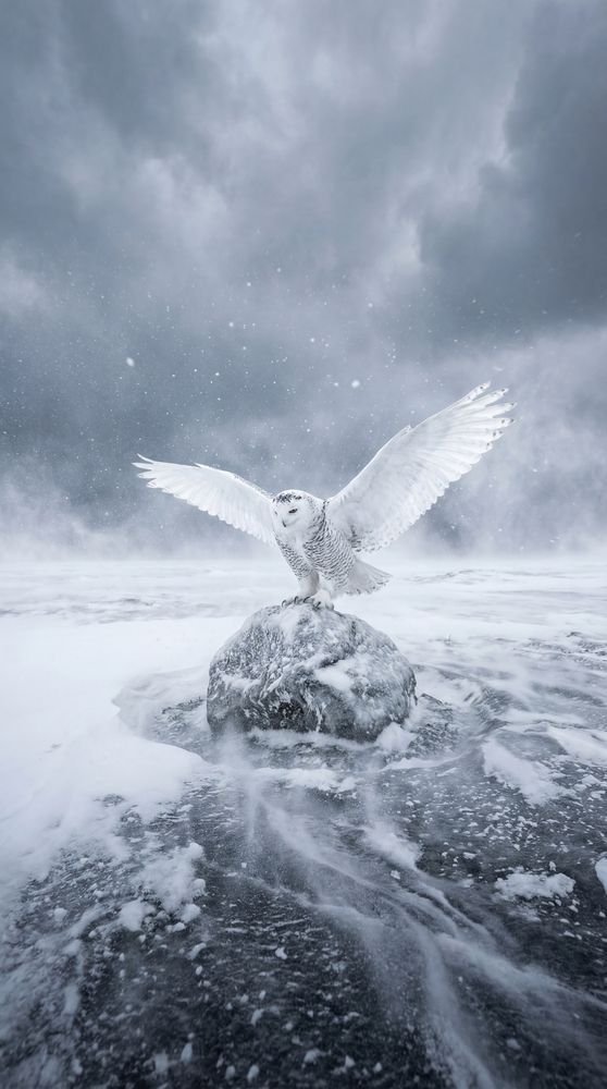 Snowy owl