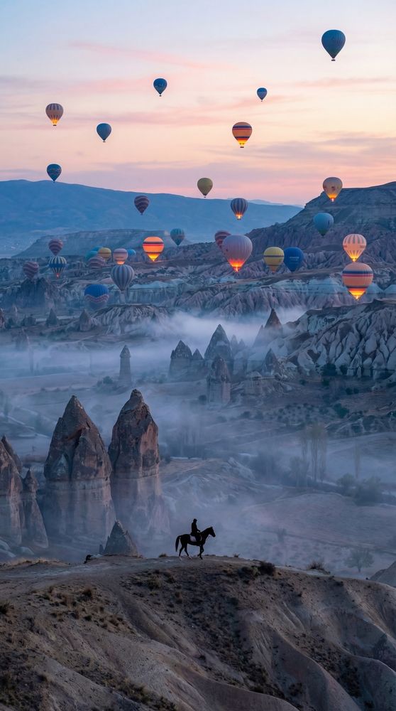 Horseman in Cappadocia