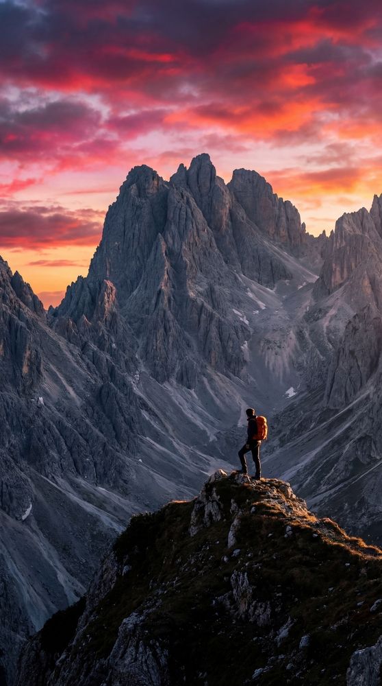 Having reached the heights