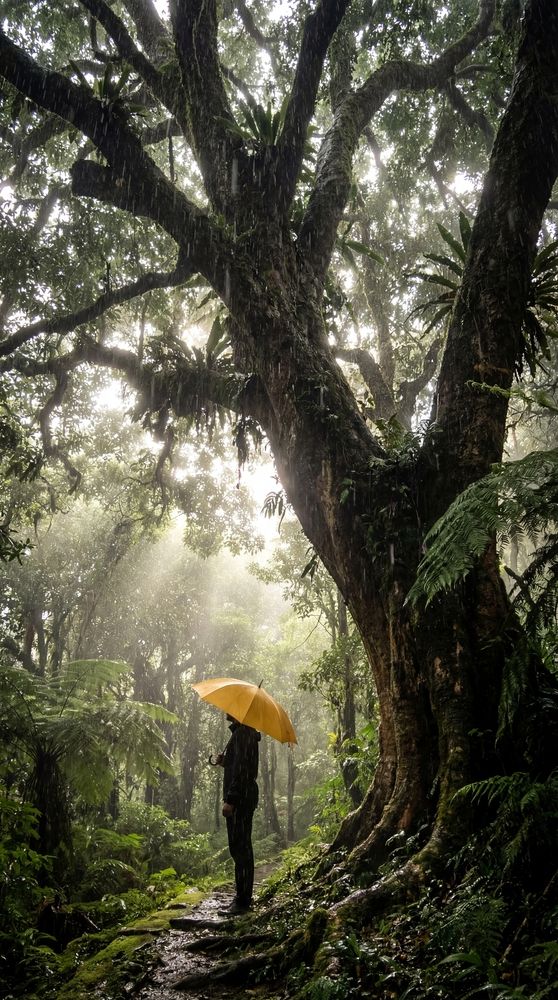 During the rain