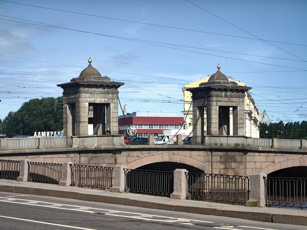 Старо-Калинкин мост в Санкт-Петербурге