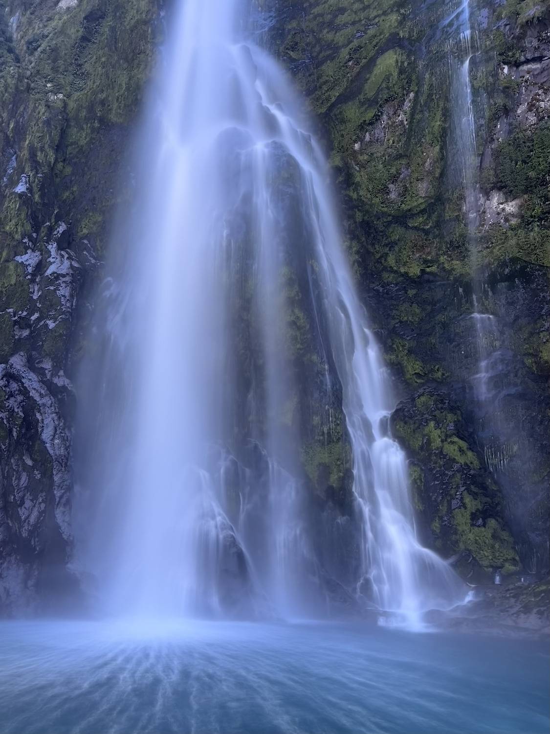 The Waterfall of Milford Sound, South Island, New Zealand