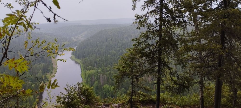 С высоты Усьвинских столбов
