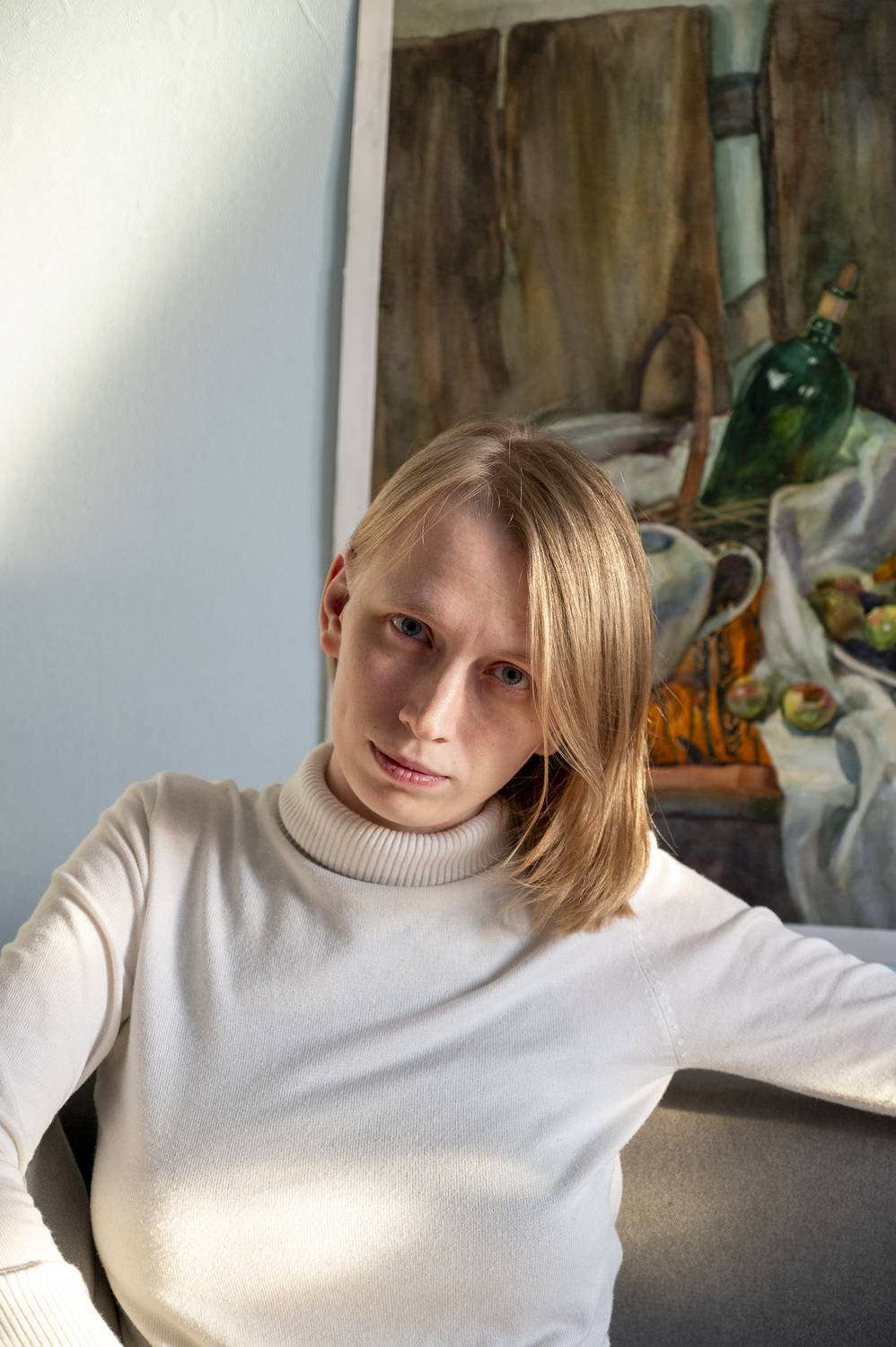 Полина и ее картина Полина и ее картина