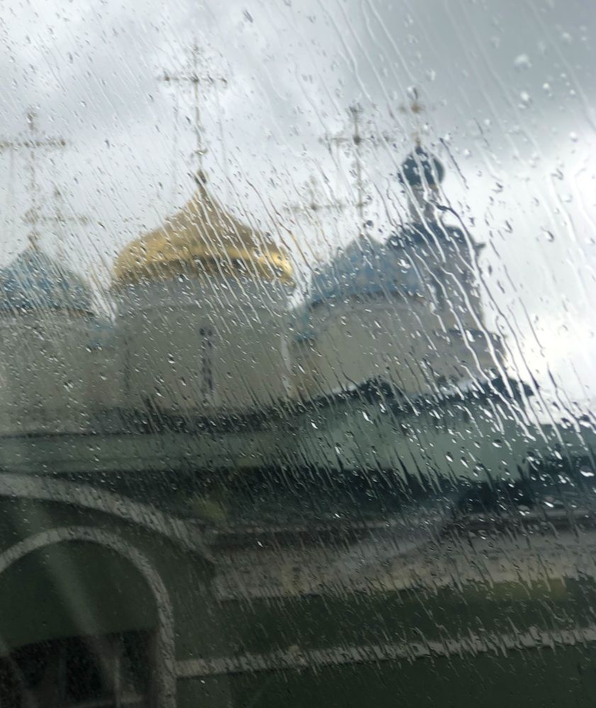 Дождь в Казани.