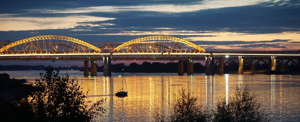 Волга у Борского моста