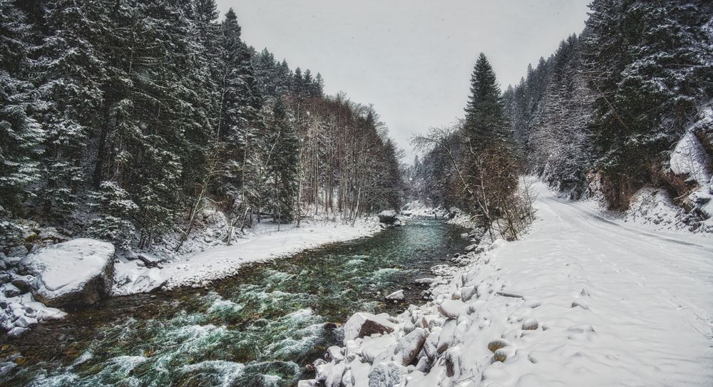 На зимней Лабе