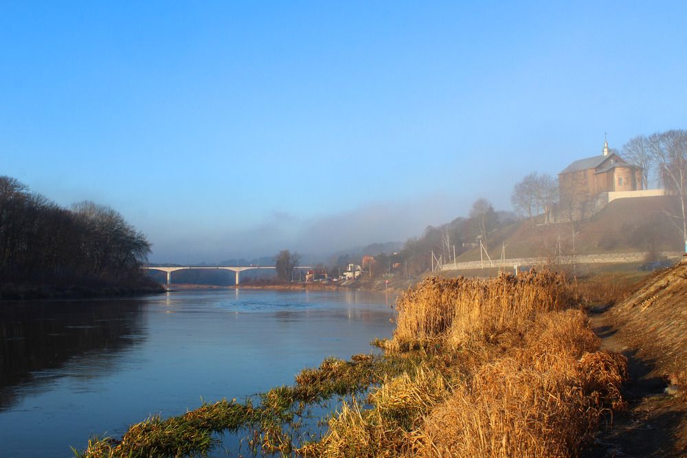 Утренний туман над Неманом