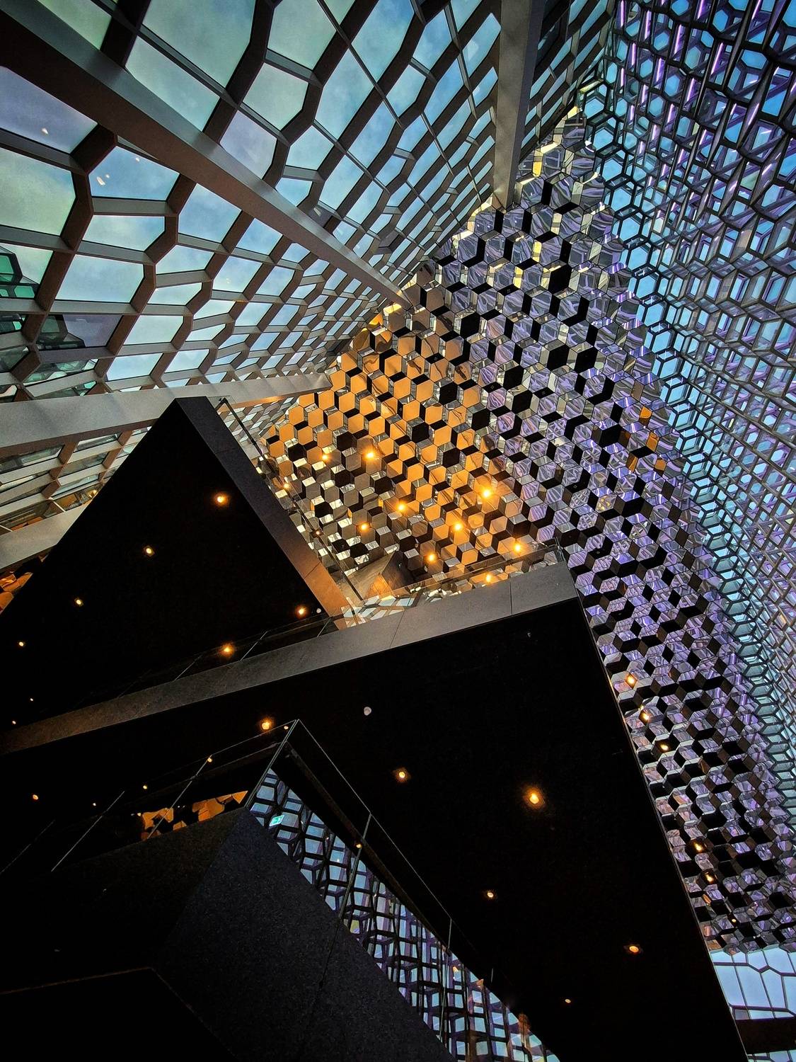 Interior of Harpa Concert Hall