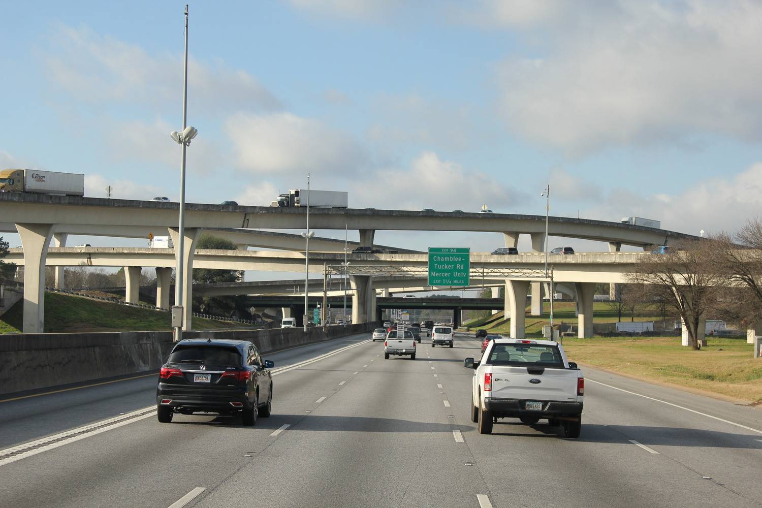 Atlanta\'s multi-level highway bridge. 2022.