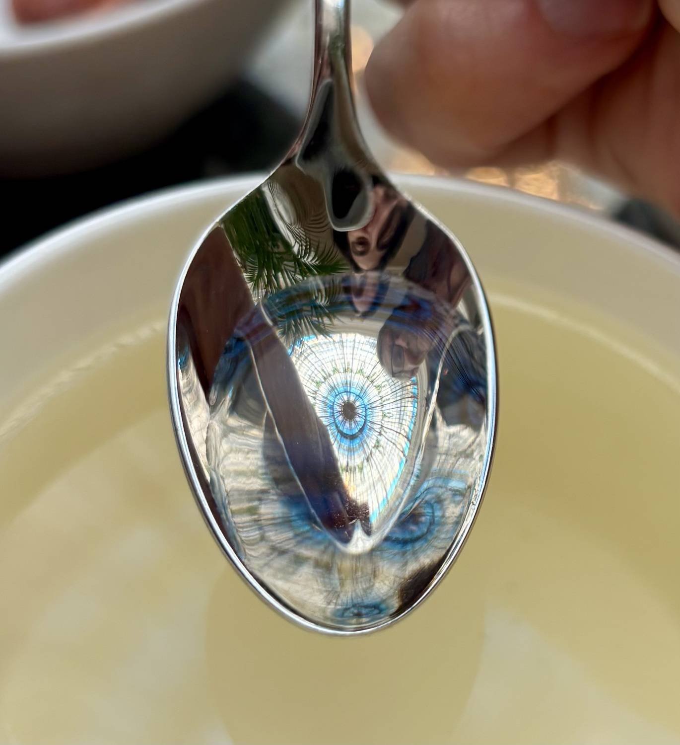 Reflejo en una chuchara Reflejo en una chuchara