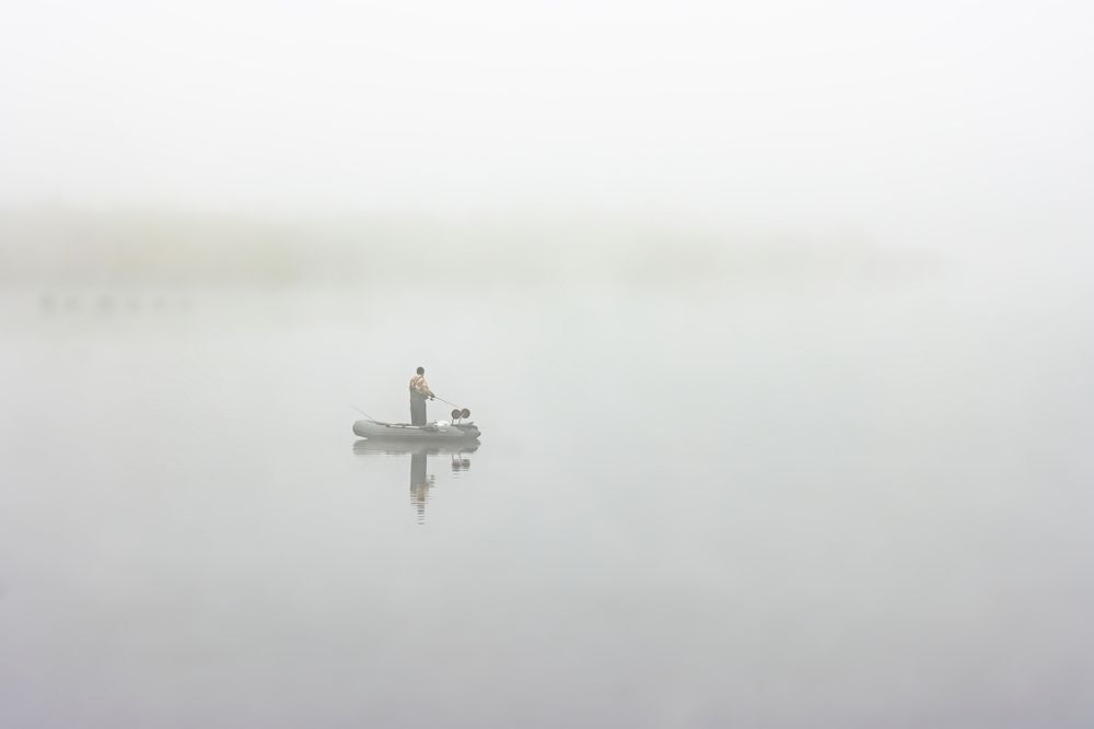 Раннее утро на реке.