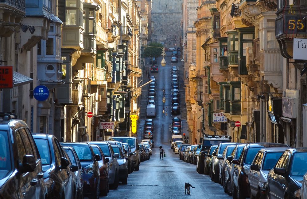 улица в Валлетте