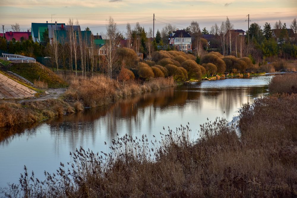 Осенний вечер на Ижоре.