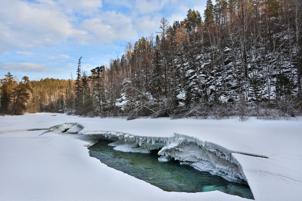 Река Ехэ-Ухгунь в Бурятии