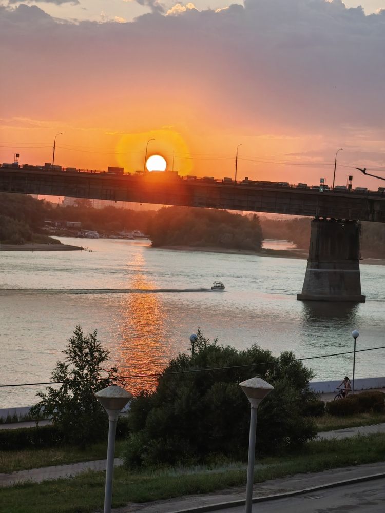 Вечерний Иртыш.