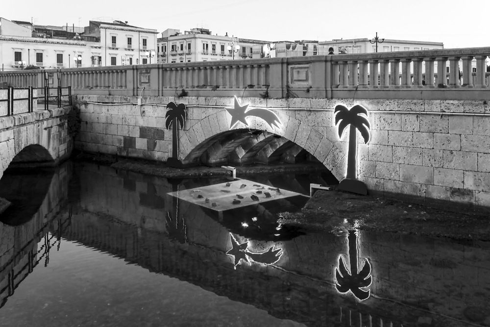 Ponte Umbertino e presepe sommerso