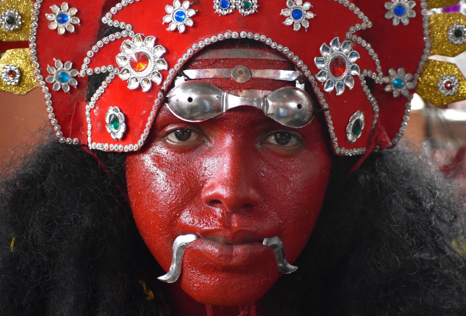 Colorful Emotional Male Portrait Colorful Emotional Male Portrait