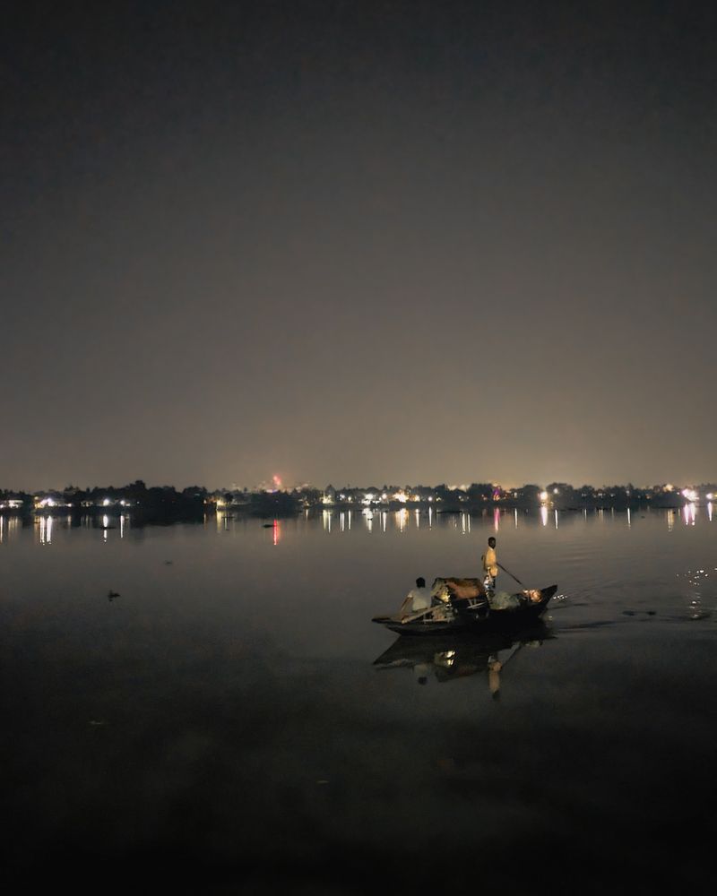 Nocturnal Reflections on the River