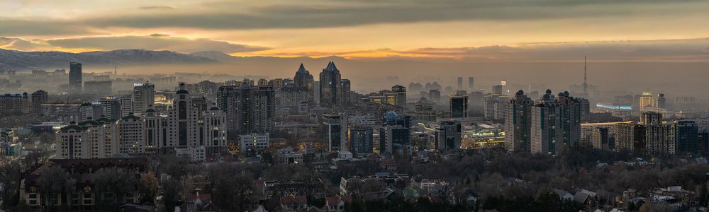 Almaty. Шоколадный закат