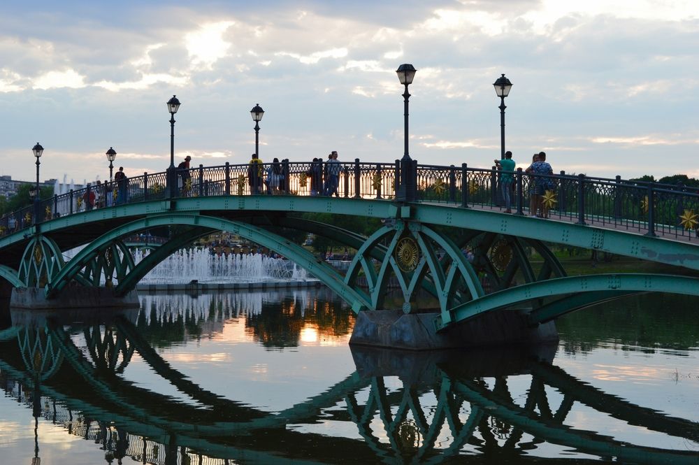 Пешеходный мост. Царицыно.
