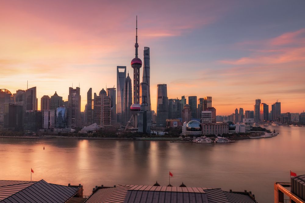 Dawn in Shanghai