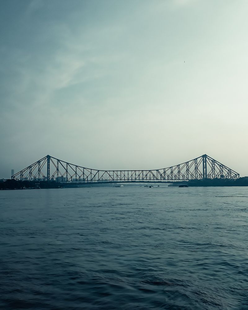 Misty Cantilever: The Howrah Bridge