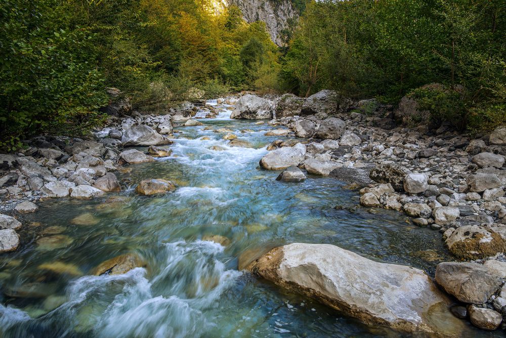 р. Гега после \'Рейхенбахского\' водопада