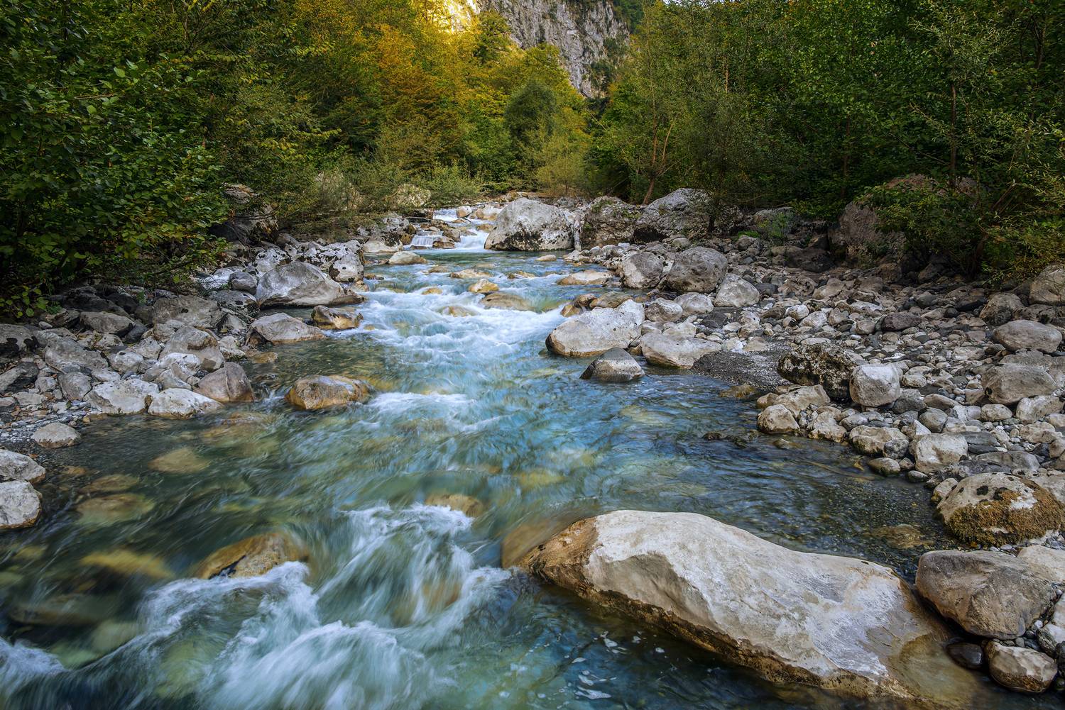 р. Гега после \'Рейхенбахского\' водопада