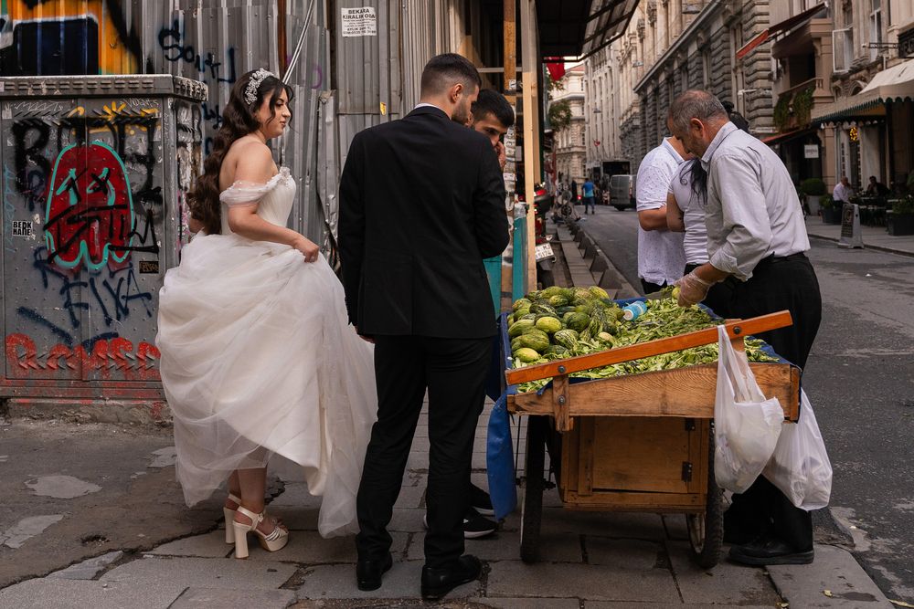 Wedding moment in Istanbul