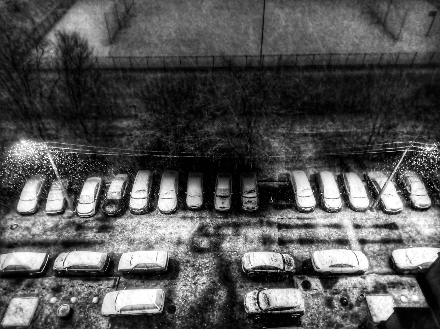 Мираж снежного вечера