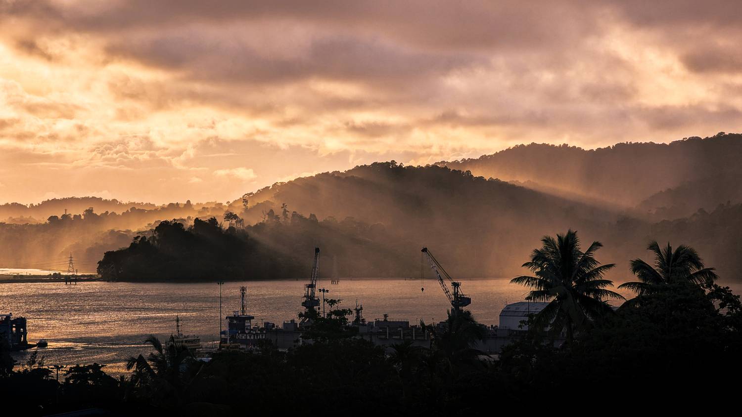 The Golden Hour at the Harbor