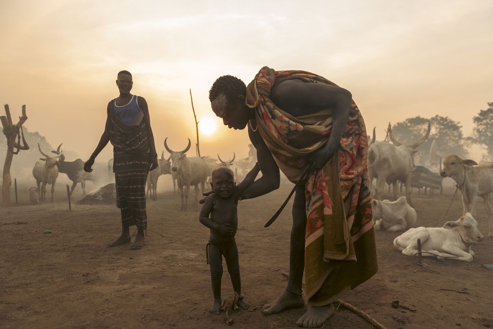 The Mundari shepherd
