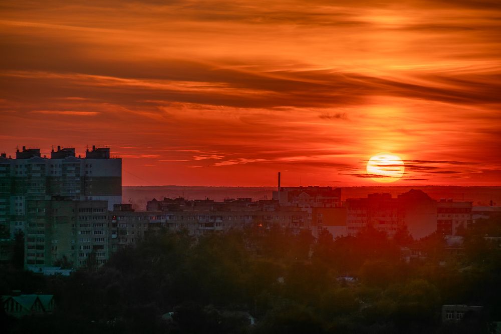 Городские закаты