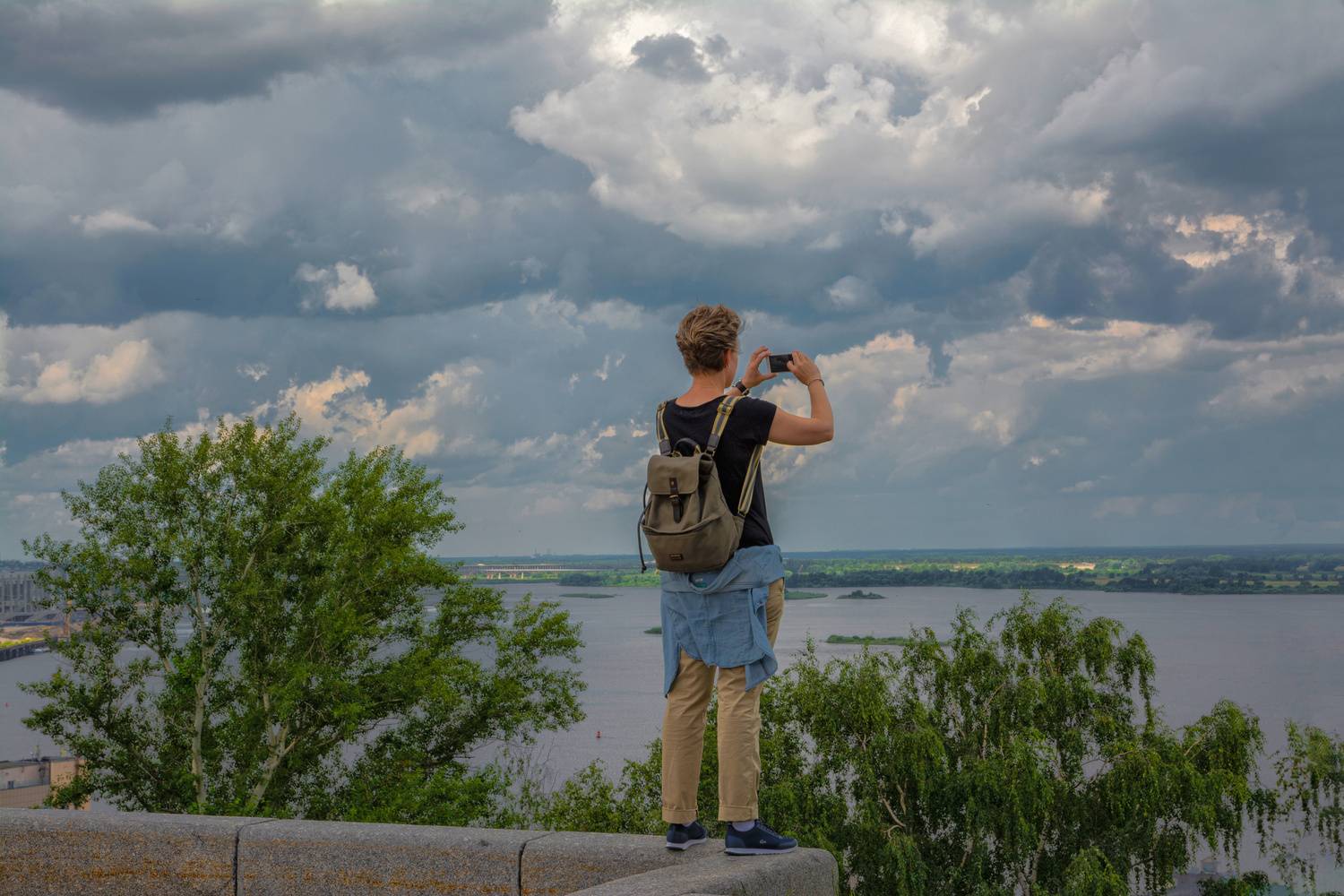 Там где Волга сливается с Окой